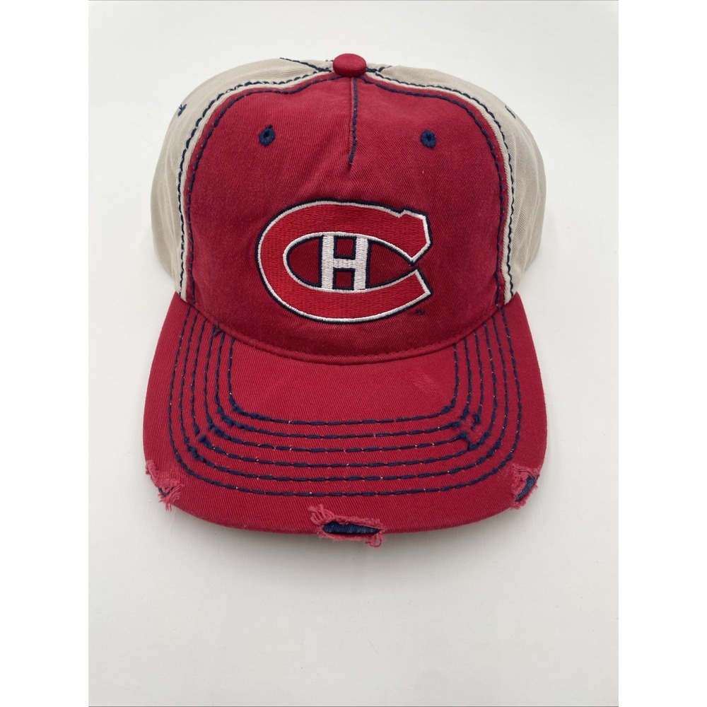 Montreal Canadian Hockey Reebok Retro Sport Distressed Relaxed-Fit Snapback Hat